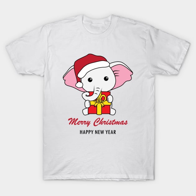 White elephant T-Shirt by RockyDesigns